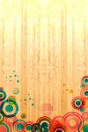 Abstract Background with Colourful Circles Pattern